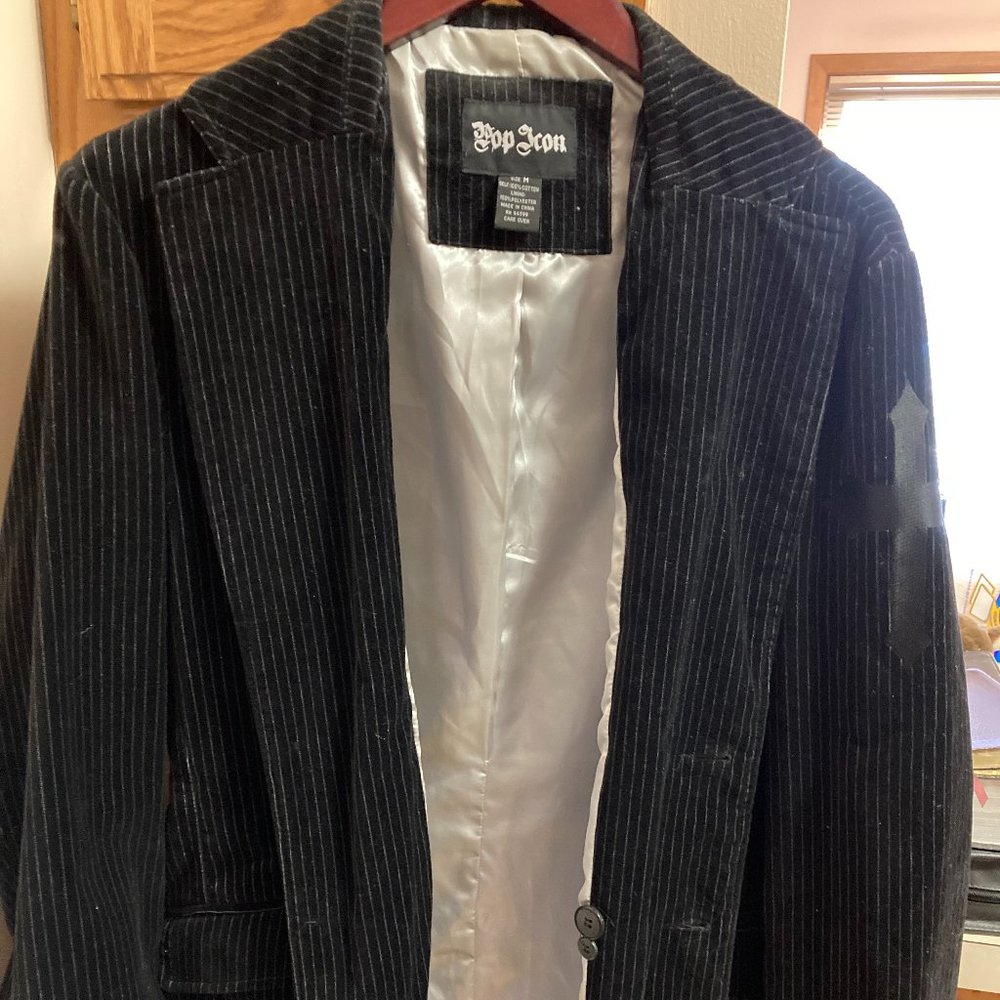Pop Icon Men's Velvet Suit Jacket